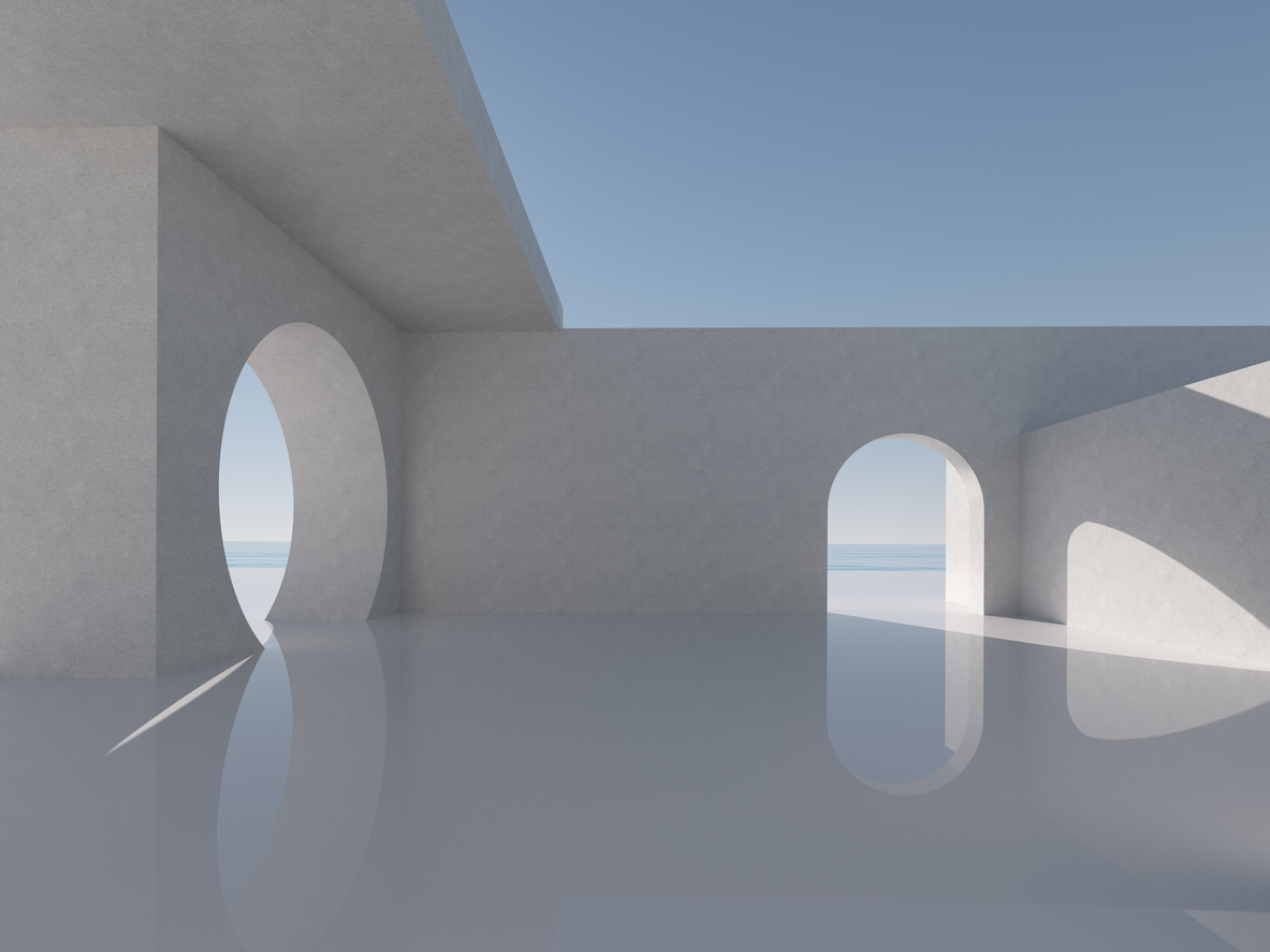3D rendering room background